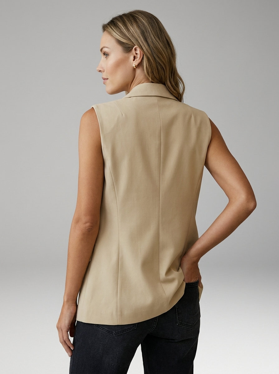 Elise | Ærmeløs Blazer til Dame