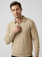 Marco | Men's Quarter-Zip Sweater with Revers Collar