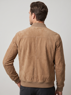 Avelon | Herre Suede Bomberjakke