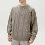 Matteo | Cable-knit men's sweater with an oversized fit