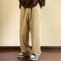 Nolan | Men's corduroy trousers with wide legs and a drawstring waist
