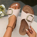 Bellora | Komfortable Sandaler Med Spænde Og Formet Sål