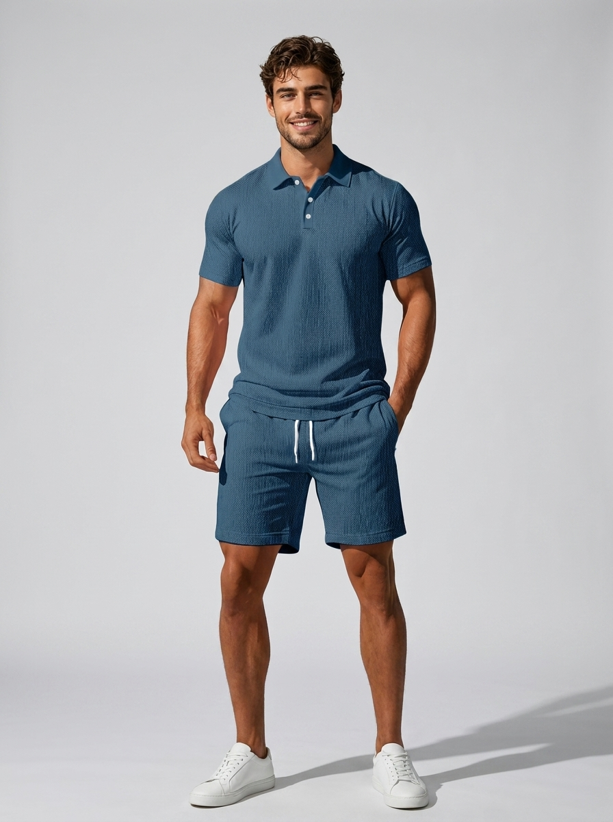 Soren | Herre Polosæt med Shorts