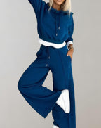 Nerina | Dame Wide-Leg Loungesæt