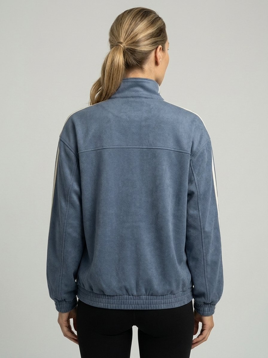 Yumei | Women's Track Jacket with Contrast Stripes