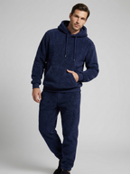 Dario | Fluffy Herresæt med Hoodie og Joggingbukser