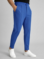 Leo | Men's Textured Joggers with Elastic Waist