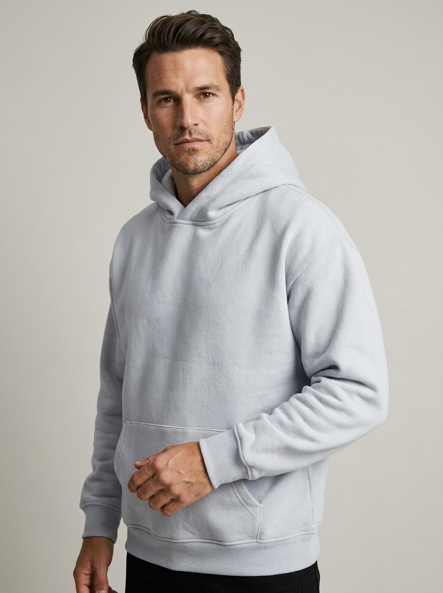 Dante | Oversize Hoodie i Blødt Bomuldsmix til Herre