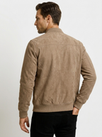 Lorenzo | Faux Suede Bomber Jacket for Men