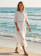 Maribela | Cotton Midi Dress for Women