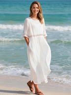 Maribela | Cotton Midi Dress for Women