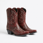 Dakota | Cowboy Støvler med Broderede Detaljer