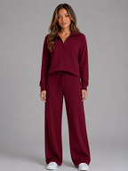 Liva | Dame Half-Zip Loungewear Sæt