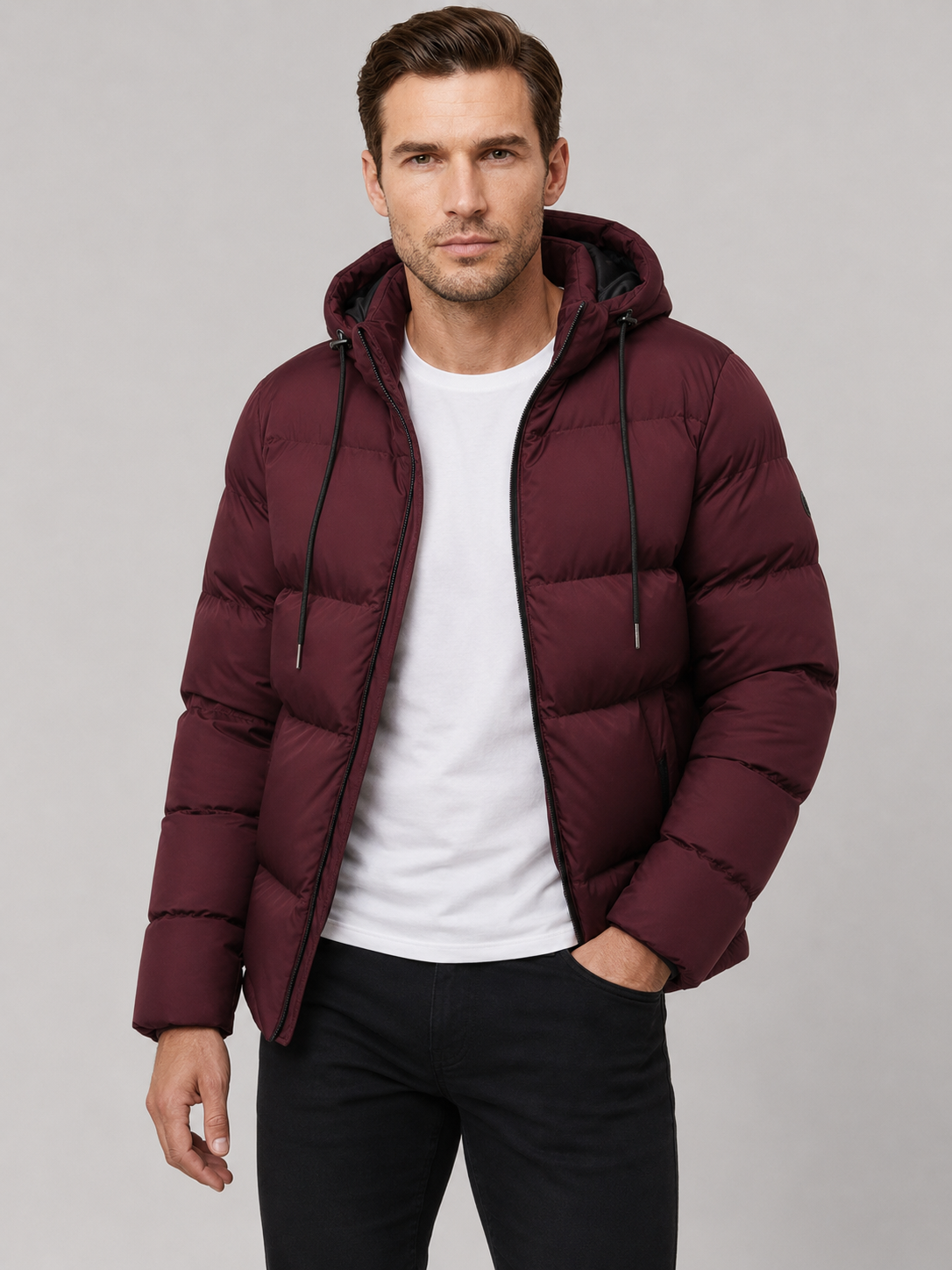 Alaric | Warm Puffer Jacket for Men with Hood