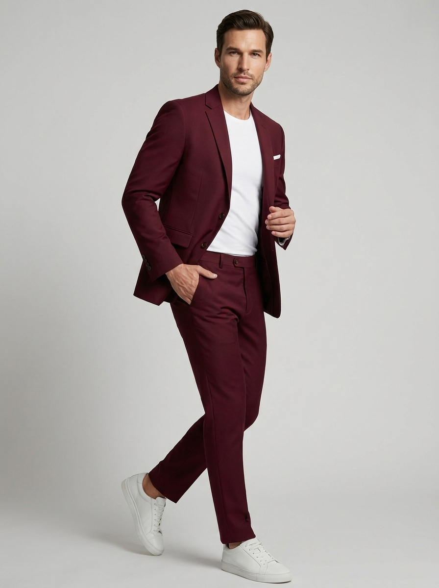 Alessio | Slim Fit Habitjakke og Bukser til Herre