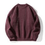 Emil | Herre Ribstrikket Sweater med Rund Hals