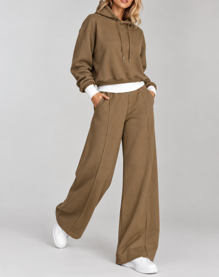 Nerina | Dame Wide-Leg Loungesæt