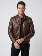 Valerio | Men's Leather Biker Jacket
