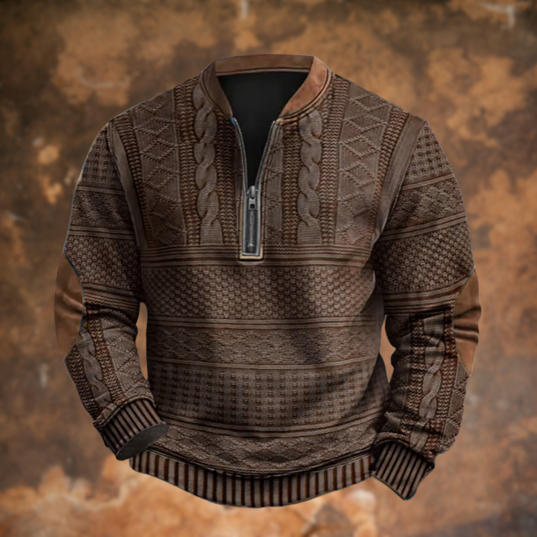Nikolai | Herre Half-Zip Striktrøje
