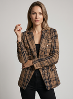 Evelina | Women's Checkered Blazer