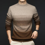 Adrian | Men's wool sweater with graduated stripes