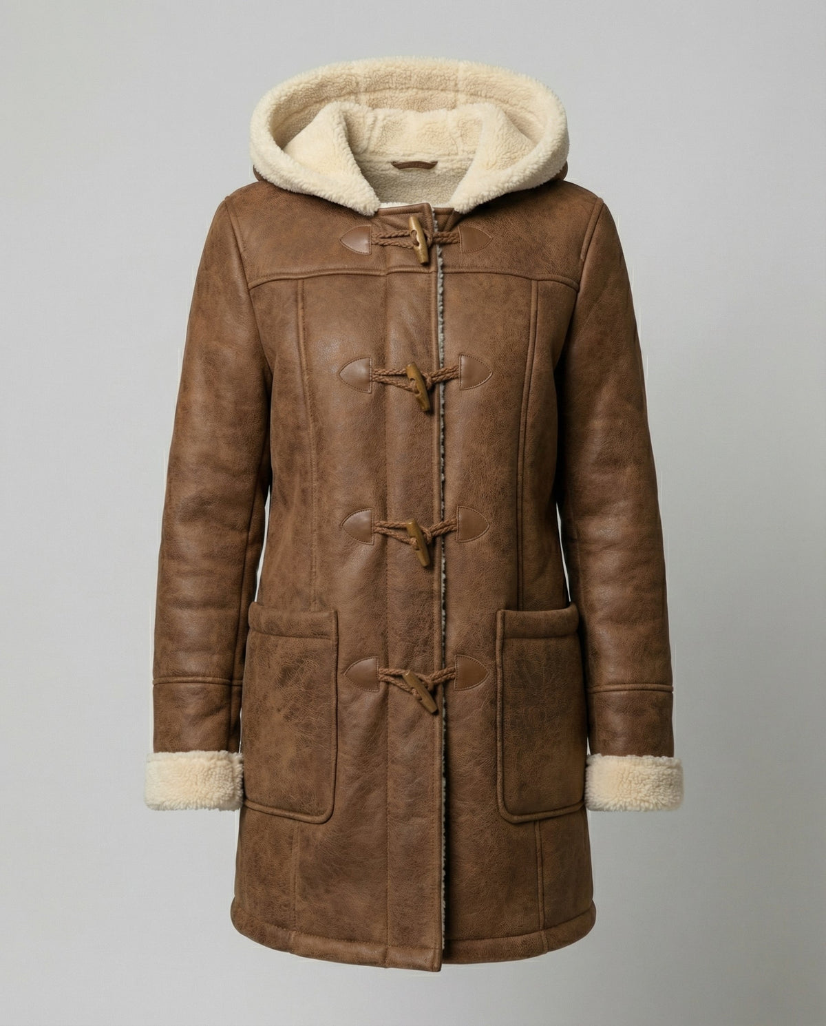 Colette | Women's winter coat with hood and teddy lining