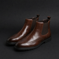 Oscar | Men's Faux Leather Chelsea Boots