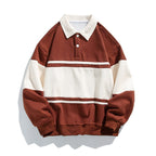Viggo | Men's Striped Polo Sweatshirt