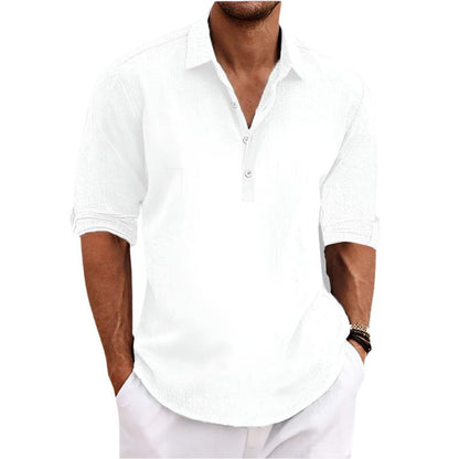 Mateo | Summer Linen Shirt Men