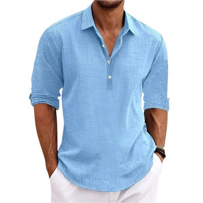 Mateo | Summer Linen Shirt Men