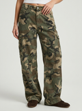 Elvani | Oversized Camouflage Cargo Bukser