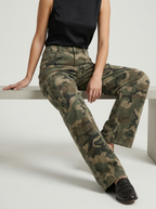 Elvani | Oversized Camouflage Cargo Bukser