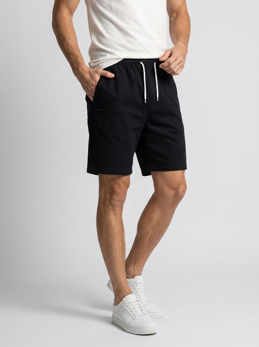 Marco | Casual Herreshorts Med Elastisk Talje