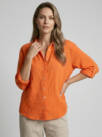 Leslie | Afslappet Skjortebluse Med Knappelukning