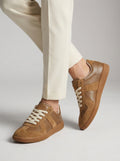 Marcello | Retro Sneakers I Ruskind Og Læder