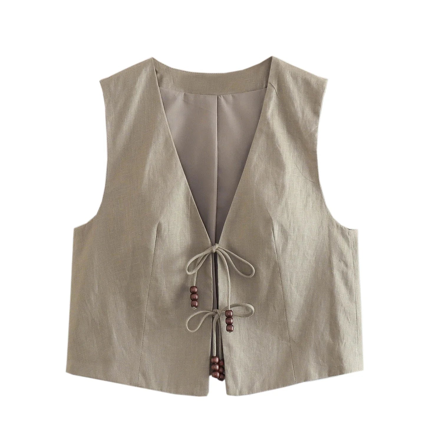 Aluna | Gilet Estivo in Lino Donna