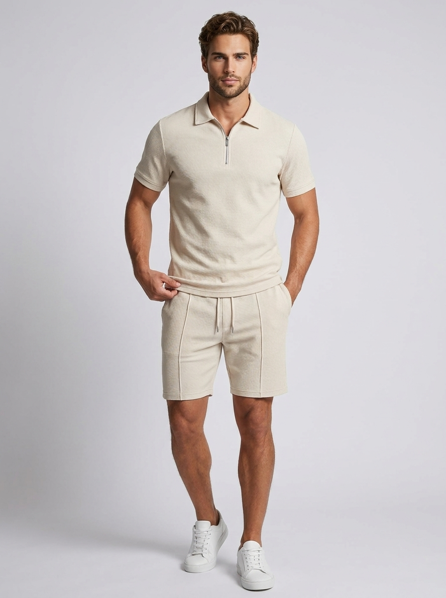 Rafael | Herre Sæt Med Polo Og Shorts