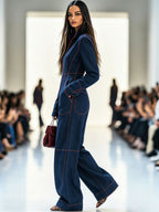 Alina | Women's Denim Jumpsuit
