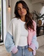 Eloria | Dame Pastelfarvet Strik Cardigan