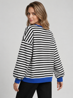 Elowen | Dame Stribet Sweatshirt