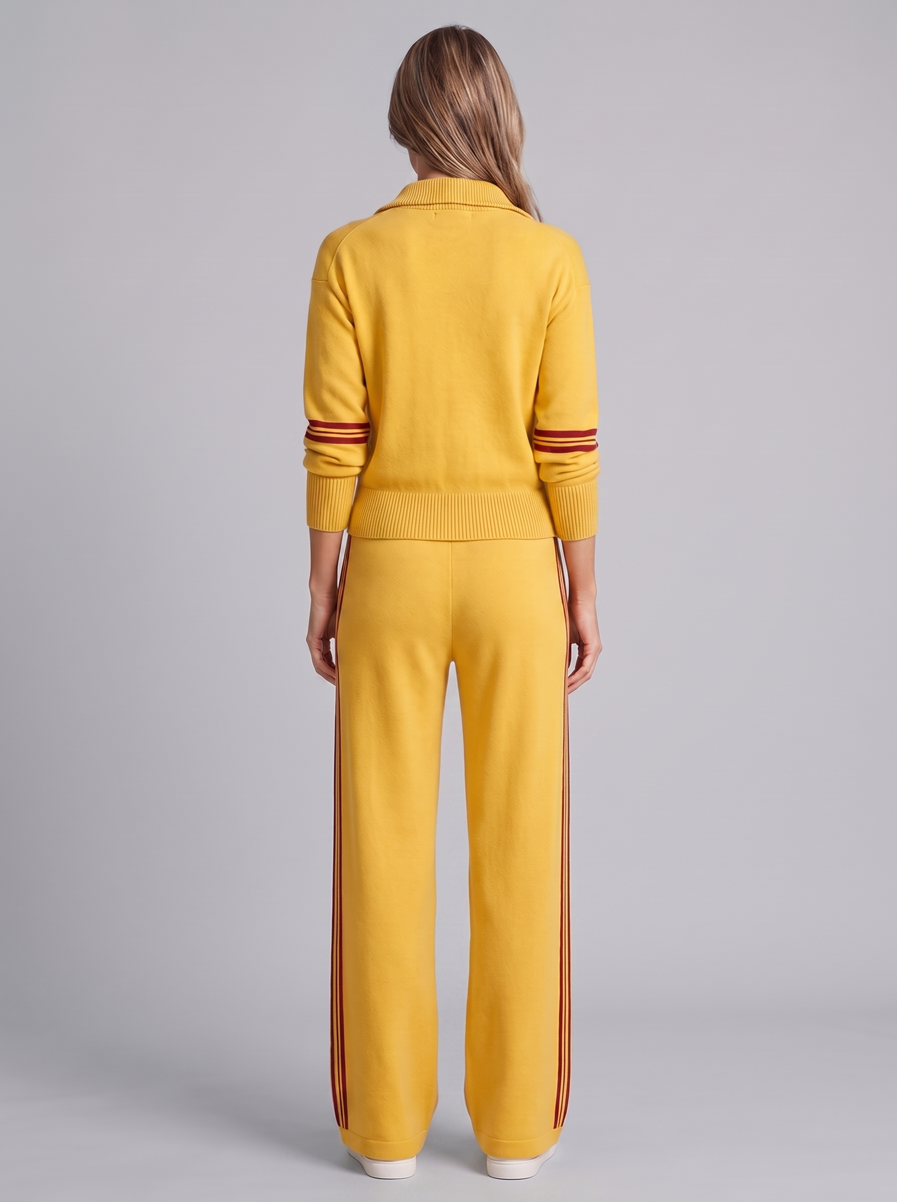 Serena | Women's Two-Piece Set with Stripe Details