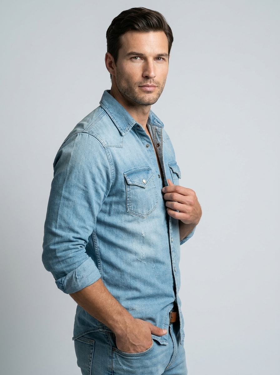 Leandro | Denimskjorte til Herre