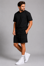 Aiden | ESSENTIALS Fear Of God T-Shirt og Shorts Sæt til Herre