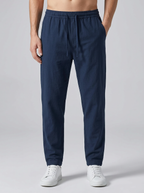 Elvano | Pantalones Ligeros de Lino con Ajuste Relajado