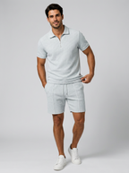 Rafael | Herre Sæt Med Polo Og Shorts