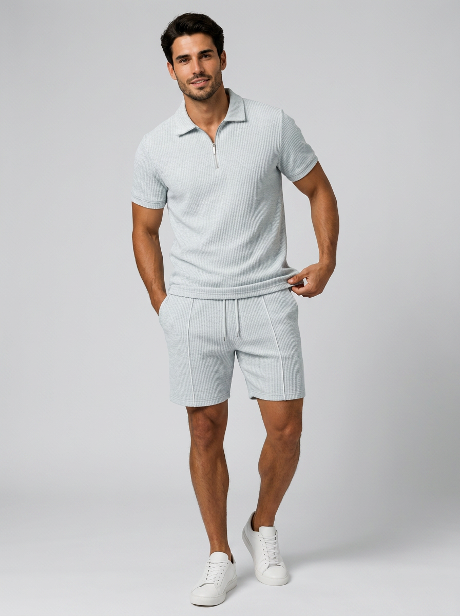 Rafael | Herre Sæt Med Polo Og Shorts