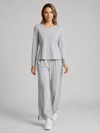 Elodie | Elegant Women's Two-Piece Set with Wide-Leg Trousers