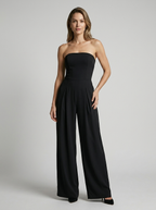 Camille | Strapless Jumpsuit med Wide-Leg Silhuet