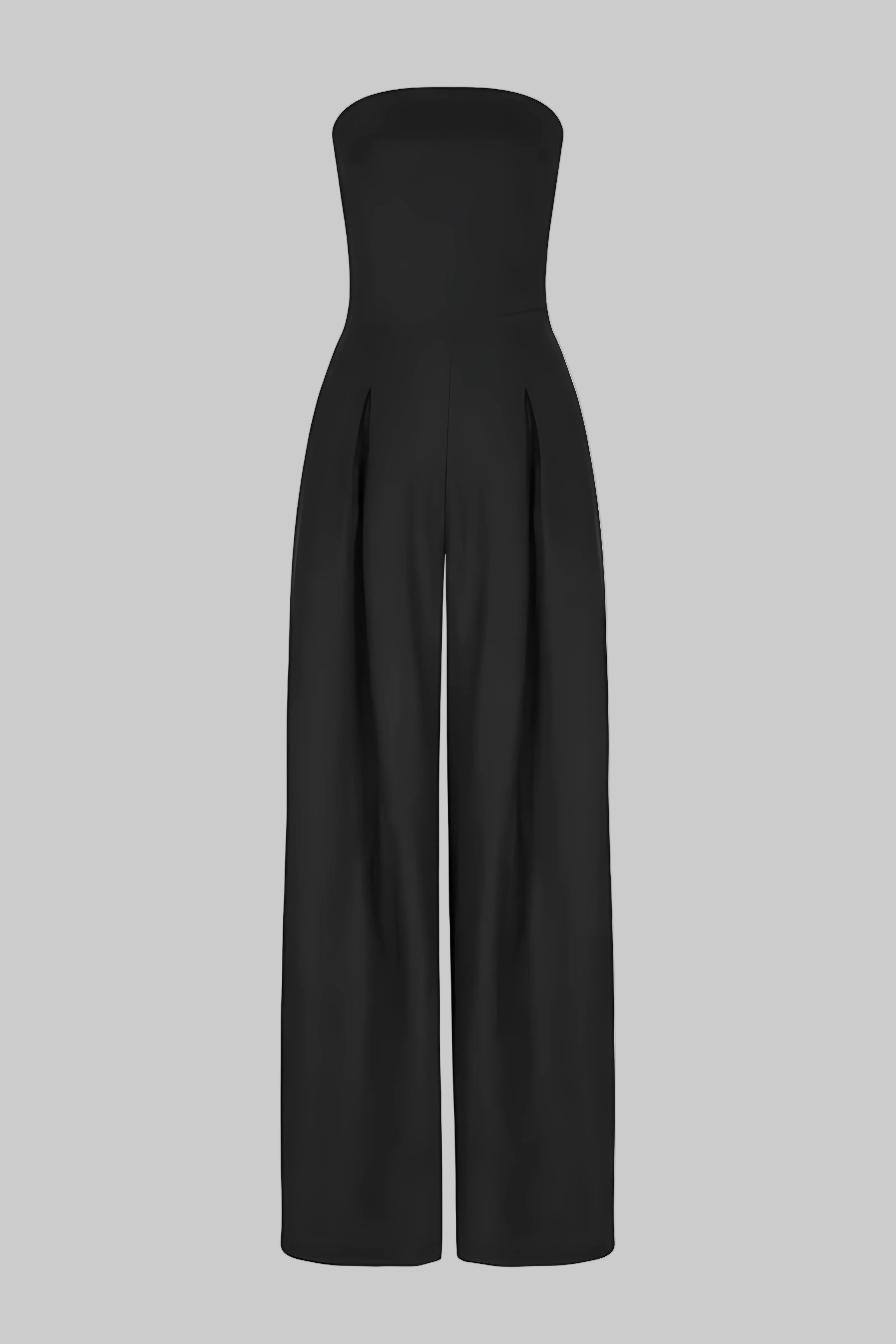 Camille | Strapless Jumpsuit med Wide-Leg Silhuet
