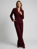 Valerina | Elegant Jumpsuit with Wide Legs and Lapels
